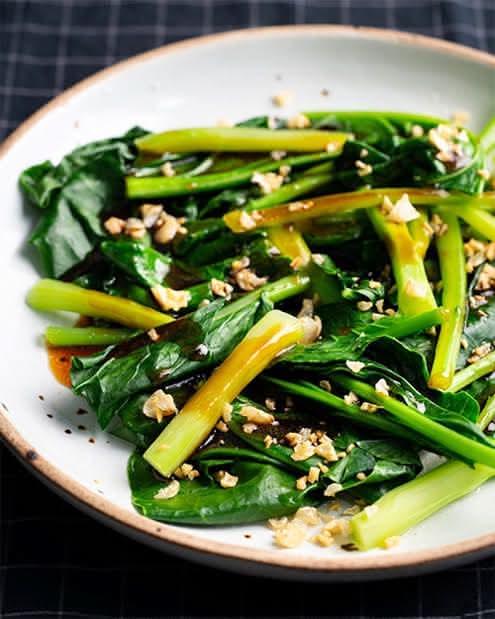 stir Fry garlic Chinese broccoli  蒜蓉炒芥兰